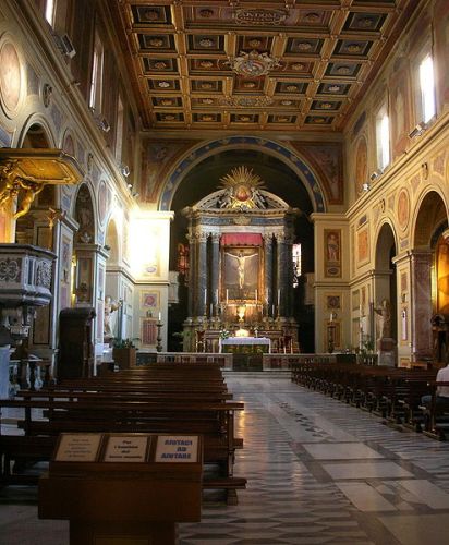 Interir mskho kostela San Lorenzo in Lucina