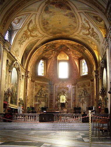 Interir mskho kostela Santa Maria degli Angeli e dei Martiri
