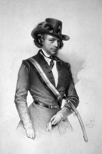 Adolph Dauthage: Autoportrt z r. 1848