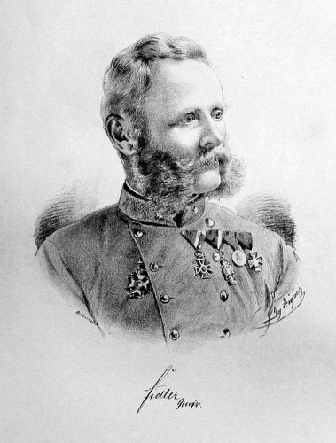 Litografie Ferdinanda Fidlera z Jsarbornu z roku 1880